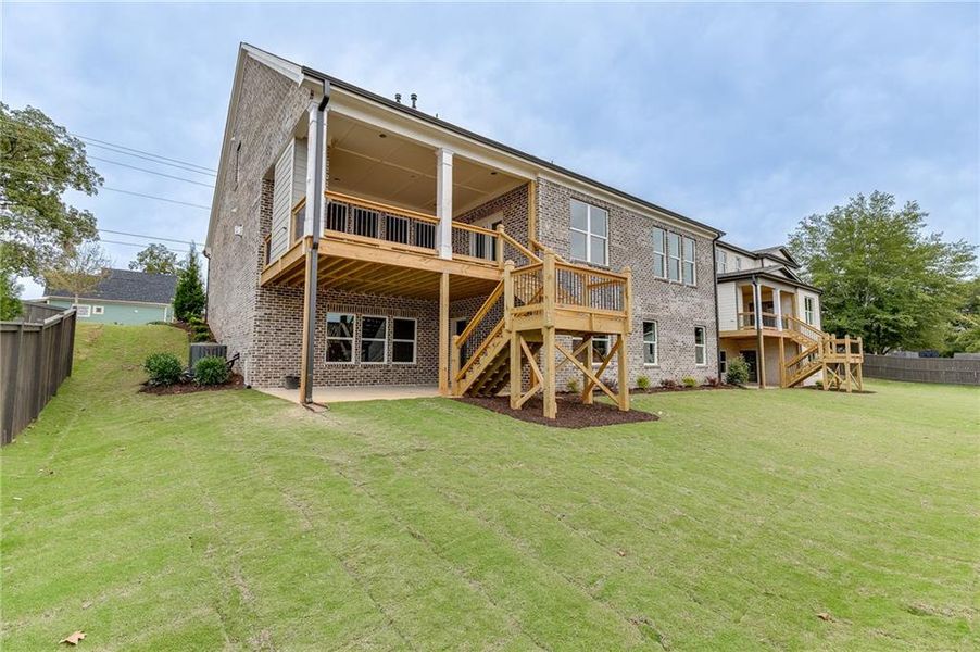 Exterior details and patio area of a home in , Buford (Image 11).