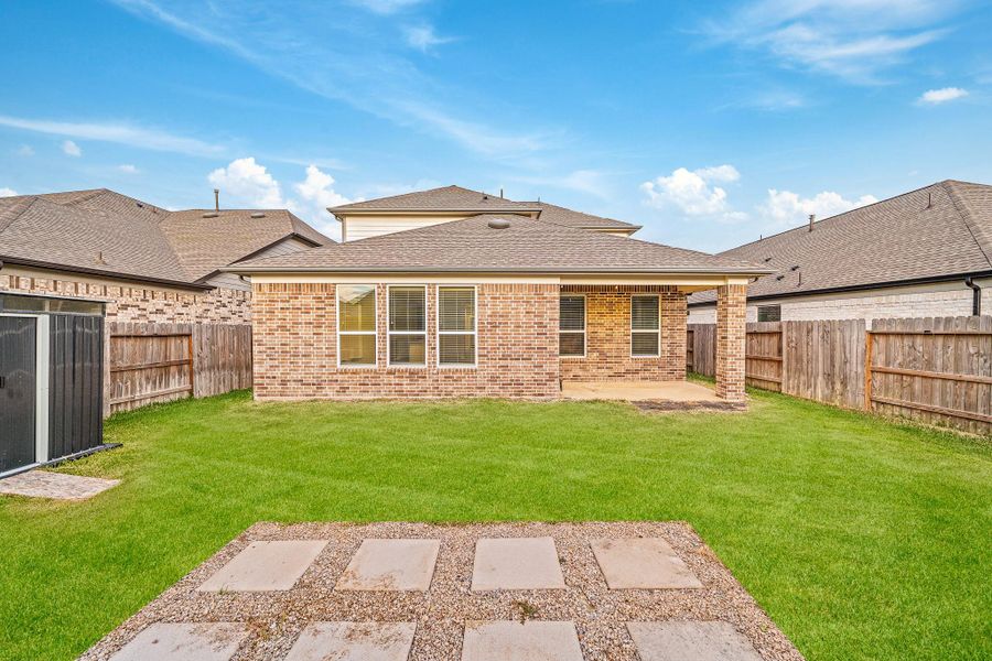 Exterior details and patio area of a home in Cypress Green, Hockley (Image 24). Exterior details and patio area of a home in Cypress Green, Hockley (Image 24).