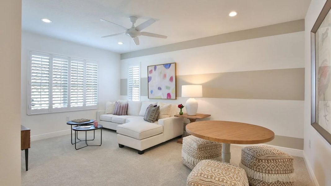 Furnished interior view inside a new home in Windward Real Estate and Homes for Sale in Sarasota, FL - Neal Communities, Lakewood Ranch (Image 21).
