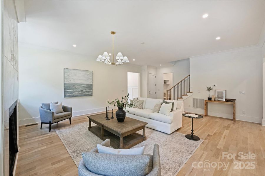 Furnished interior view inside a new home in , Charlotte (Image 15).