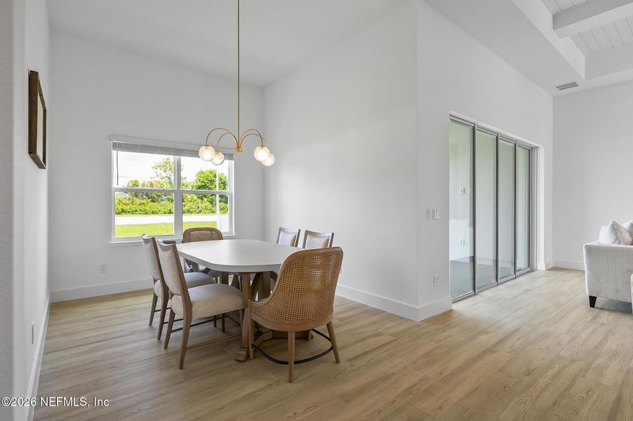 Furnished interior view inside a new home in , Palm Coast (Image 36).