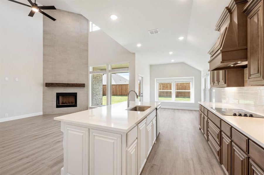 Furnished interior view inside a new home in Mockingbird Hills 60-65, Joshua (Image 17).