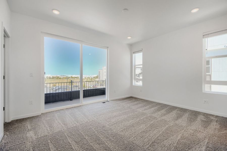 Spacious, unfurnished interior of a new home in Central Park, Denver (Image 9). Spacious, unfurnished interior of a new home in Central Park, Denver (Image 9).
