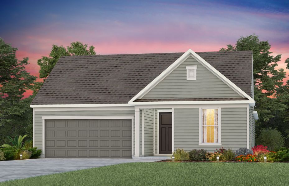 Front exterior of a new home in Del Webb Charleston at Nexton, Summerville, SC, highlighting curb appeal (Image 14).
