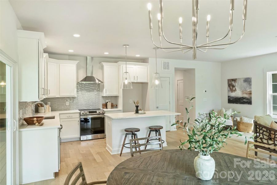 Furnished interior view inside a new home in , Charlotte (Image 5).