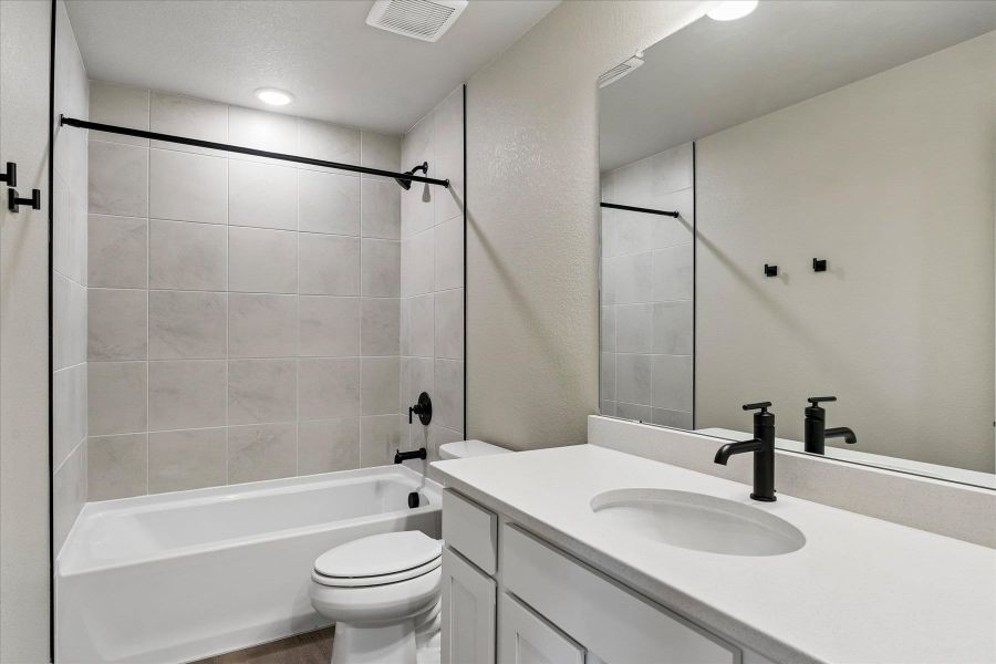 Furnished interior view inside a new home in Trails at Aspen Ridge-3, Colorado Springs (Image 6).