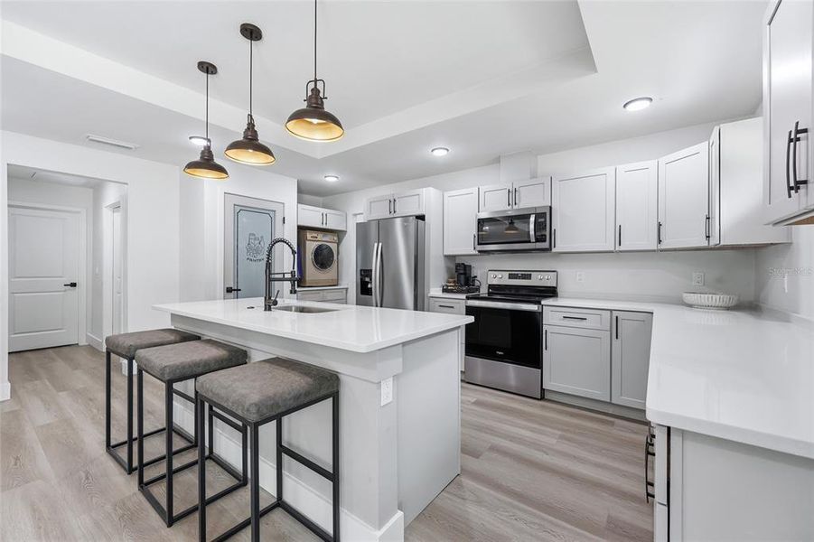Furnished interior view inside a new home in , Williston (Image 11).