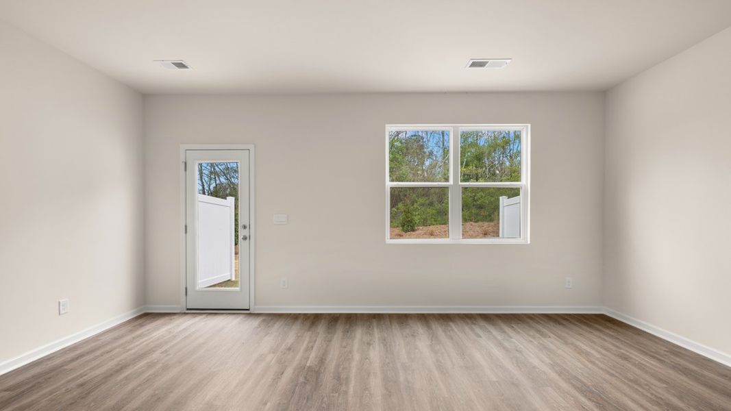 Spacious, unfurnished interior of a new home in The Gables at Agricultural Village, Perry (Image 13). Spacious, unfurnished interior of a new home in The Gables at Agricultural Village, Perry (Image 13).