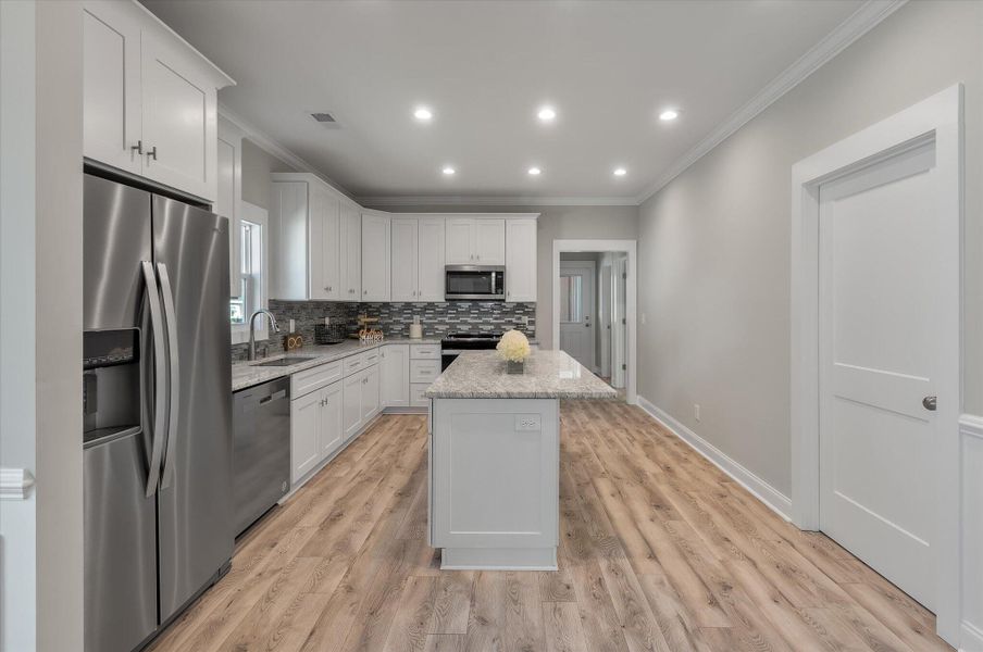 Furnished interior view inside a new home in , North Charleston (Image 4).