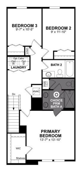 2D floor plan layout of this home in Towns at Greenleaf, Oviedo, FL (Image 5). 2D floor plan layout of this home in Towns at Greenleaf, Oviedo, FL (Image 5).