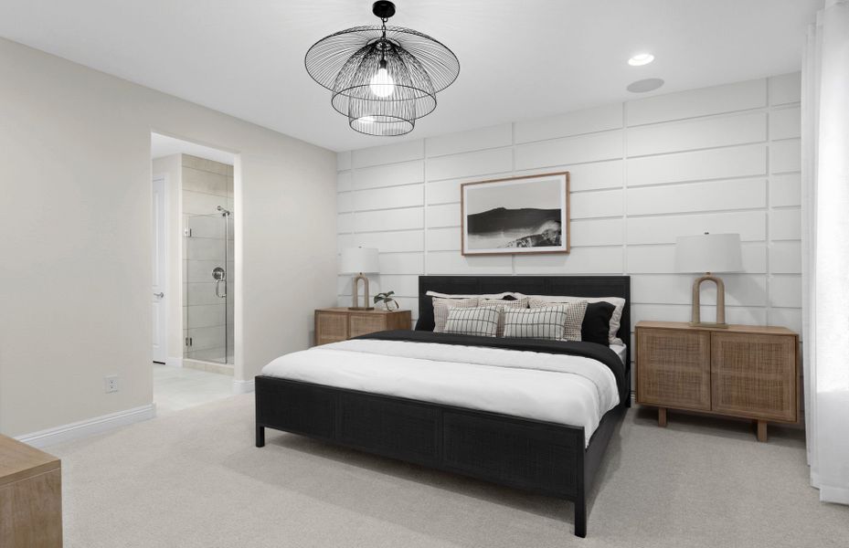 Representative furnished interior of a home built from the Hewitt by Pulte Homes in Strata, Dacono (Image 7).