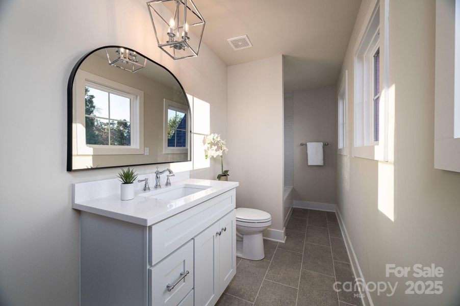Furnished interior view inside a new home in , Belmont (Image 8).