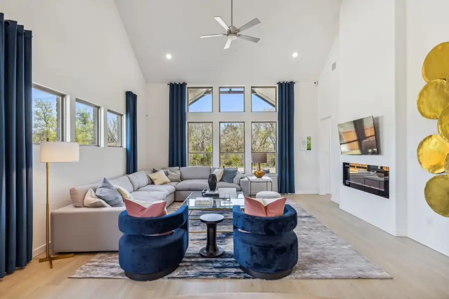 Living Room in the Van Gogh II home plan by Trophy Signature Homes – REPRESENTATIVE PHOTO