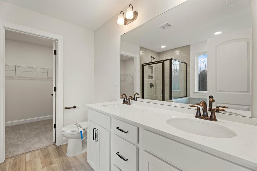 Furnished interior view inside a new home in Cottages at Piper Village, Trinity (Image 13). Furnished interior view inside a new home in Cottages at Piper Village, Trinity (Image 13).