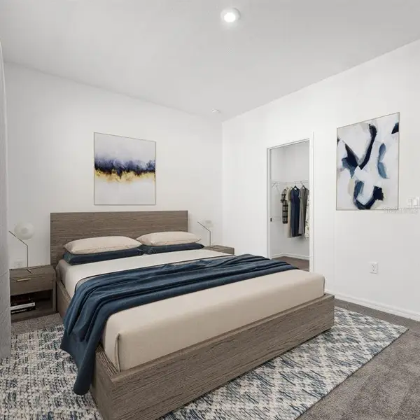 Furnished interior view inside a new home in Spring Walk at the Junction, Debary (Image 8).