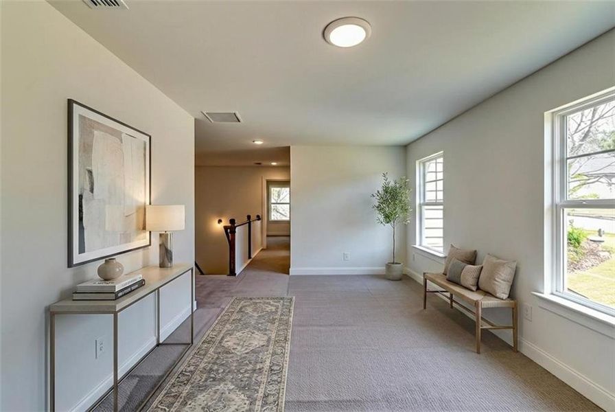 Furnished interior view inside a new home in , Dallas (Image 6).