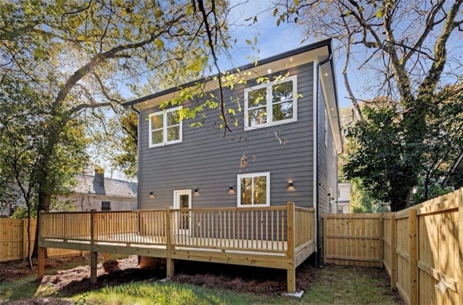 Exterior details and patio area of a home in , Atlanta (Image 26).