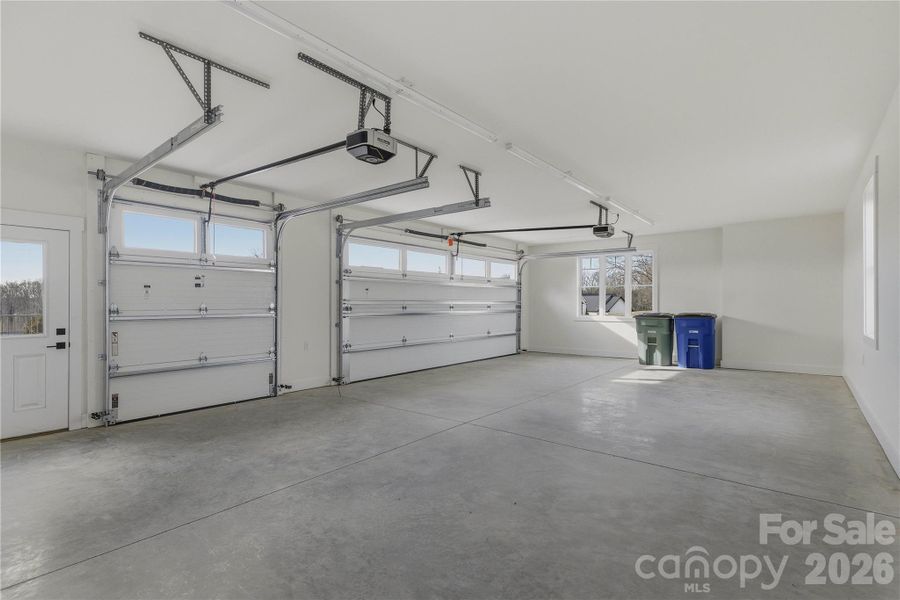 Garage with closet Storage