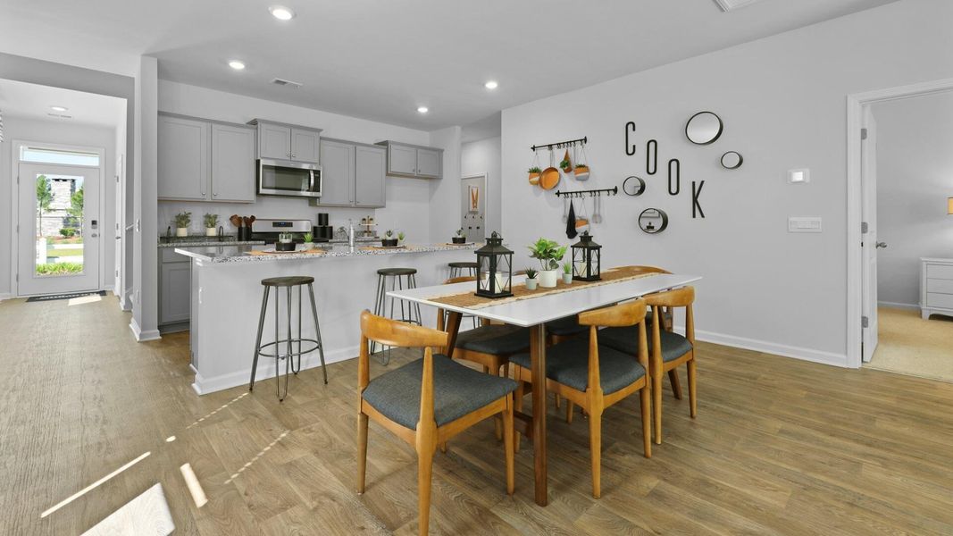 Furnished interior view inside a new home in Pine Hills at Cane Bay, Summerville (Image 31).