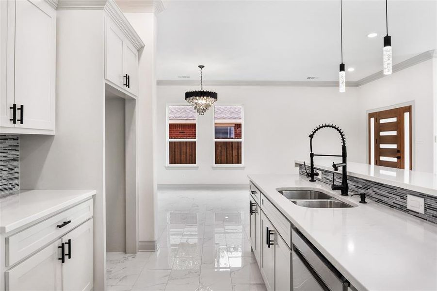 Furnished interior view inside a new home in , Dallas (Image 6). Furnished interior view inside a new home in , Dallas (Image 6).