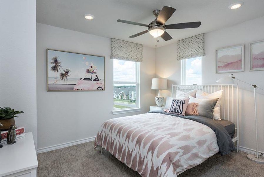 Furnished interior view inside a new home in Emory Crossing 40s, Hutto (Image 13).