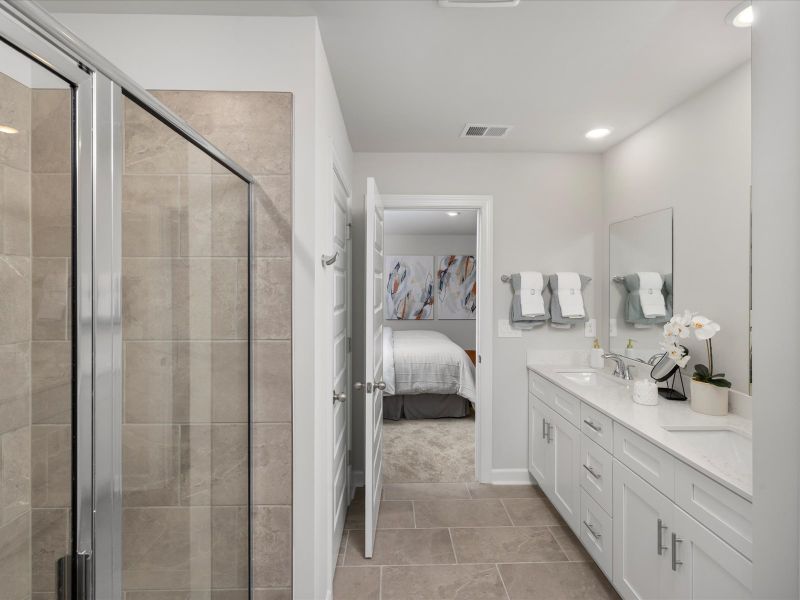 Furnished interior view inside a new home in Avalon Place - Classic Series, Durham (Image 12).