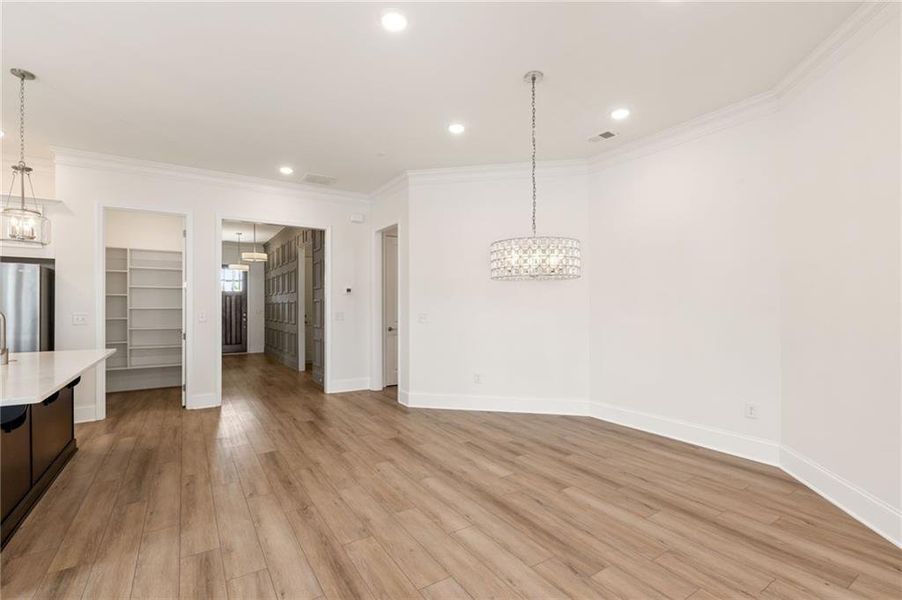 Spacious, unfurnished interior of a new home in Courtyards at Traditions, Cumming (Image 25).