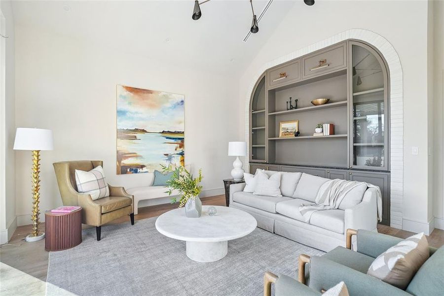 Furnished interior view inside a new home in , Dallas (Image 29).