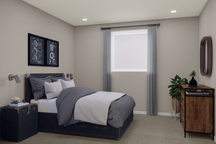 Representative furnished interior of a home built from the 2804 by Tri Pointe Homes in The Aurora Highlands, Aurora (Image 12).