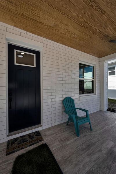 Exterior details and patio area of a home in , Tarpon Springs (Image 27). Exterior details and patio area of a home in , Tarpon Springs (Image 27).