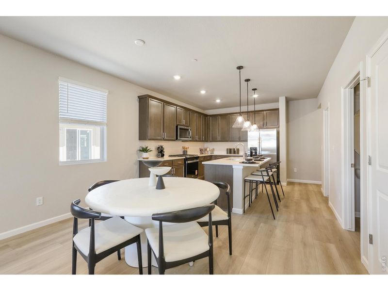 Furnished interior view inside a new home in , Fort Collins (Image 7). Furnished interior view inside a new home in , Fort Collins (Image 7).