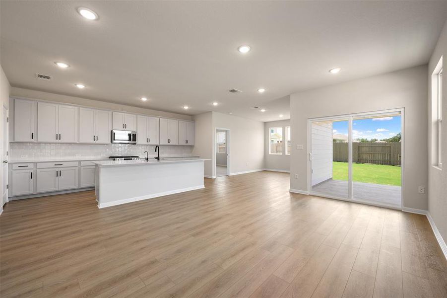 Spacious, unfurnished interior of a new home in The Colony, Bastrop (Image 27). Spacious, unfurnished interior of a new home in The Colony, Bastrop (Image 27).