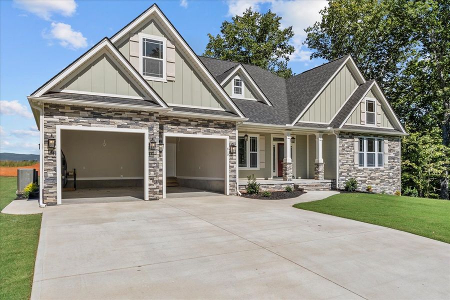 Representative exterior photo of a completed home built from the Converse Elite by Enchanted Homes in Smokey Hills, Campobello, SC (Image 36).