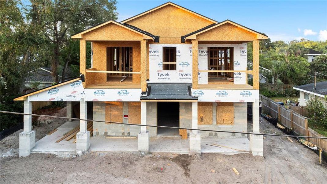 Front exterior of a new home in , Tampa, FL, highlighting curb appeal (Image 22).