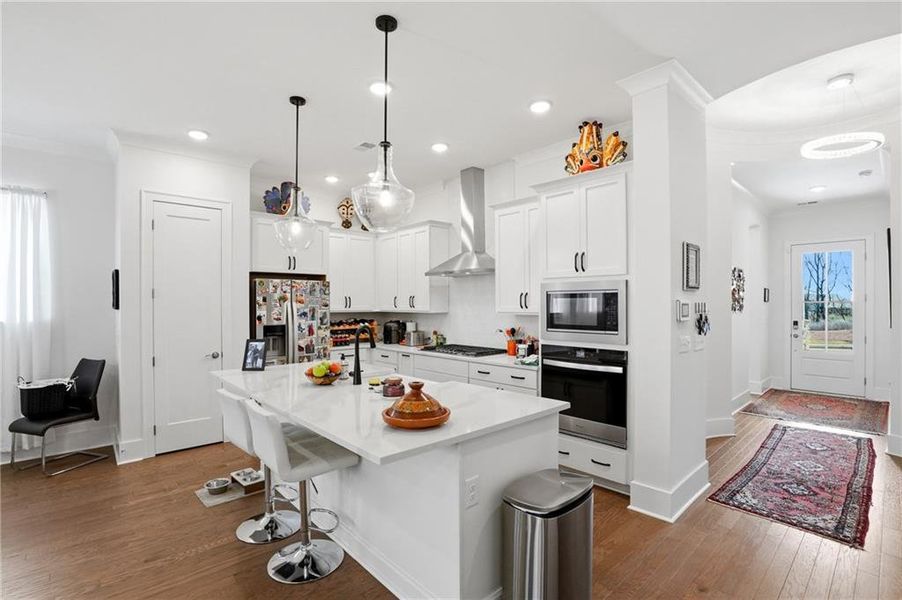 Furnished interior view inside a new home in , Flowery Branch (Image 33).