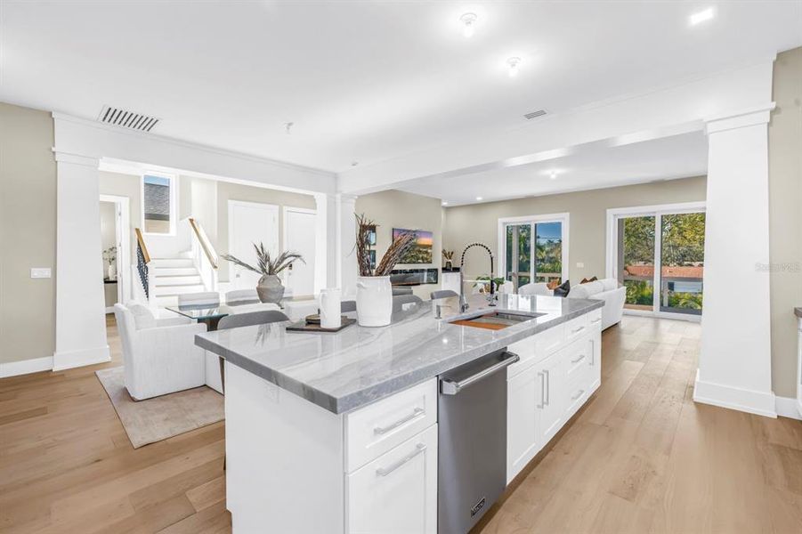 Furnished interior view inside a new home in , St. Petersburg (Image 54).