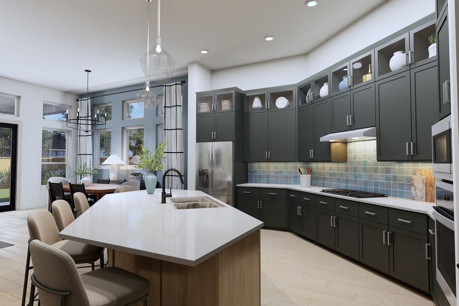 The Magnolia - Optional Cooktop Kitchen