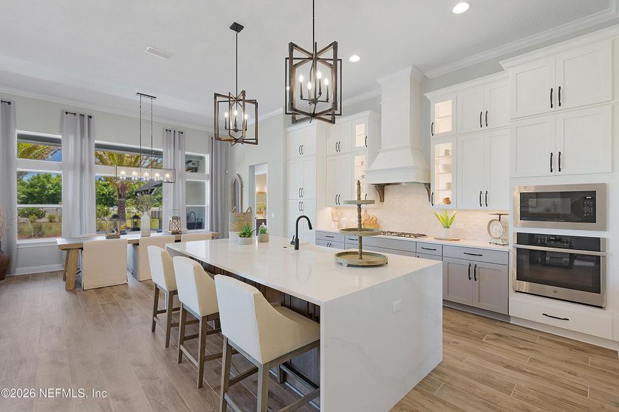 Furnished interior view inside a new home in , Fruit Cove (Image 23).