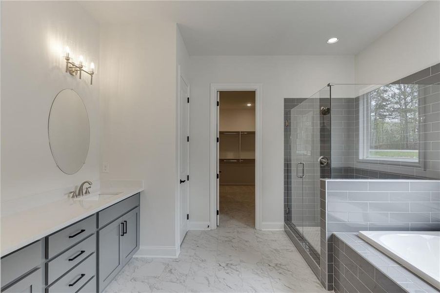 Furnished interior view inside a new home in , Cumming (Image 17).