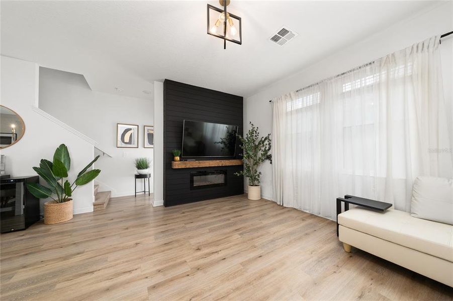 Furnished interior view inside a new home in Bridgewalk, St. Cloud (Image 6). Furnished interior view inside a new home in Bridgewalk, St. Cloud (Image 6).