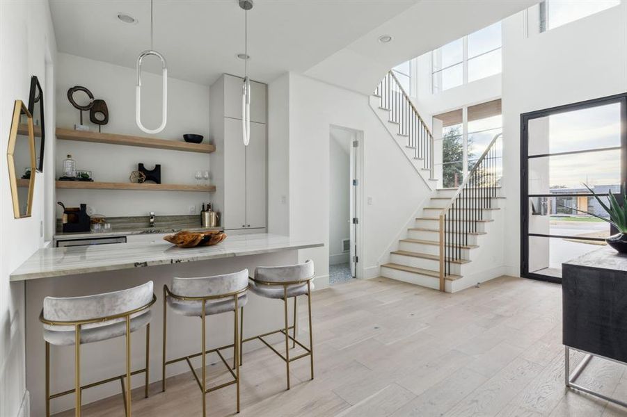 Furnished interior view inside a new home in , Dallas (Image 4).