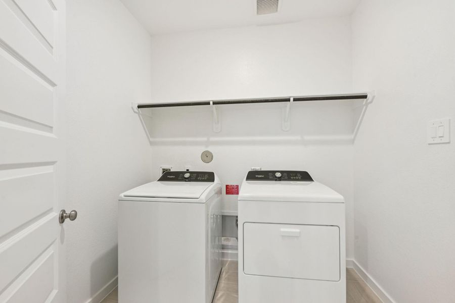 Photo is not of the actual home, but is an inspirational photo of builder’s model home and may depict options, furnishings, and/or decorator features that are not included