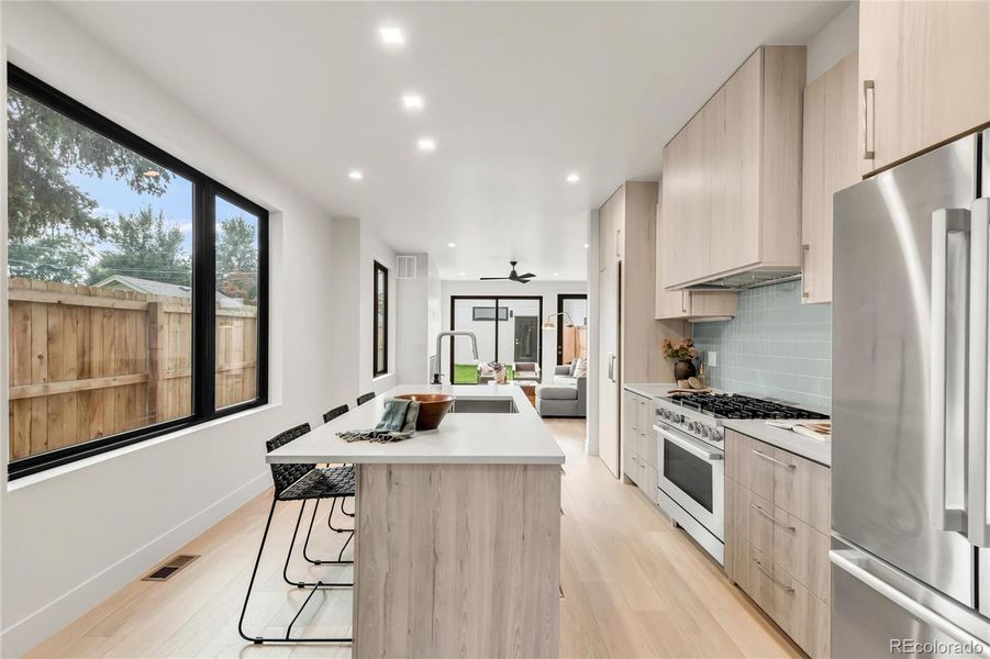 Furnished interior view inside a new home in , Denver (Image 27).
