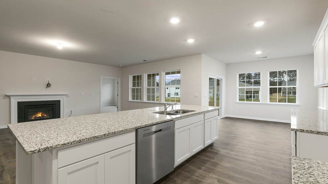 Furnished interior view inside a new home in Cambridge Park, Mebane (Image 7).