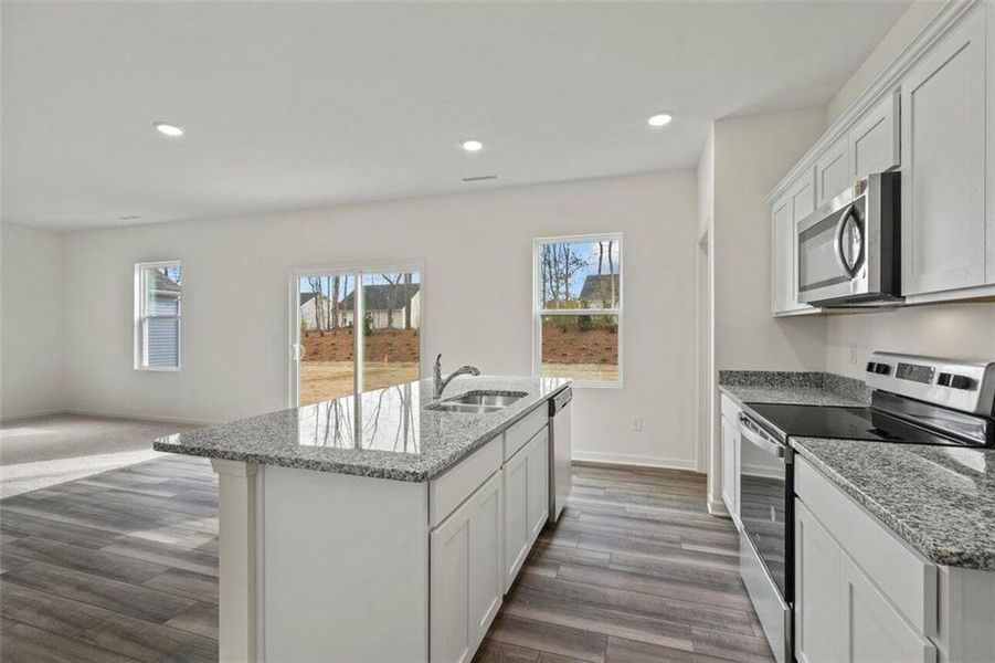 Furnished interior view inside a new home in Mt. Tabor Ridge, Dallas (Image 4).