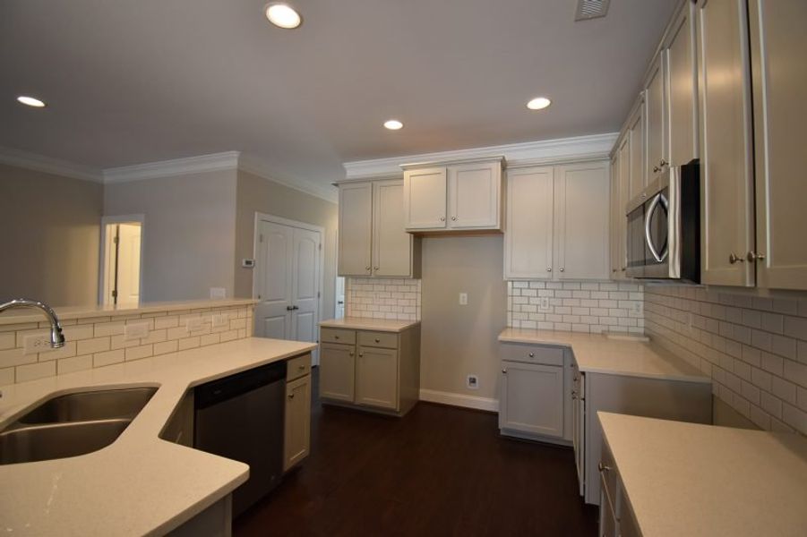 Representative furnished interior of a home built from the Cayman X by Keystone Homes NC in Trellises, High Point (Image 32).