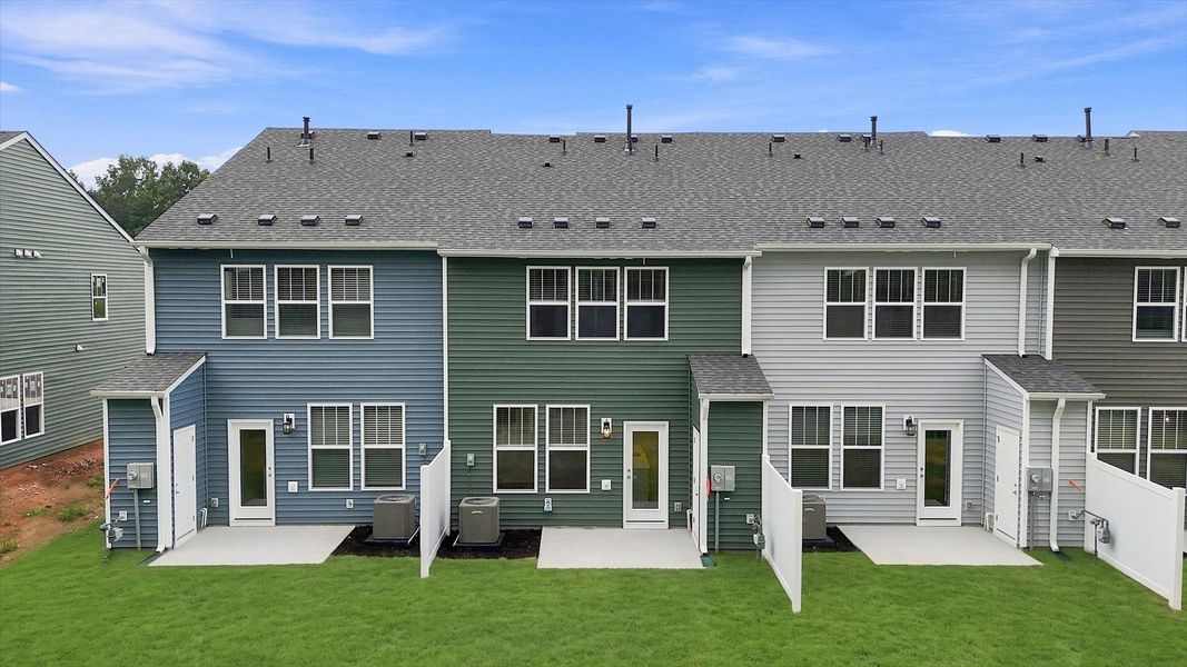Established charm meets functional outdoor living with a spacious and private backyard in Spartanburg, SC
