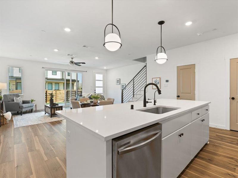 Furnished interior view inside a new home in , Prosper (Image 10).