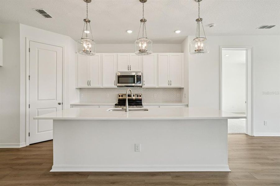 Furnished interior view inside a new home in Sunbrooke, St. Cloud (Image 11). Furnished interior view inside a new home in Sunbrooke, St. Cloud (Image 11).