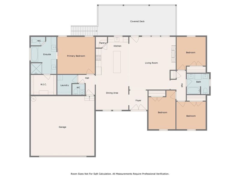2D floor plan layout of this home in , Kannapolis, NC (Image 3).